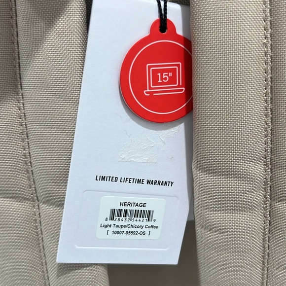 Hershel backpack-light taupe/chicory coffee/NEW! - Picture 8 of 10